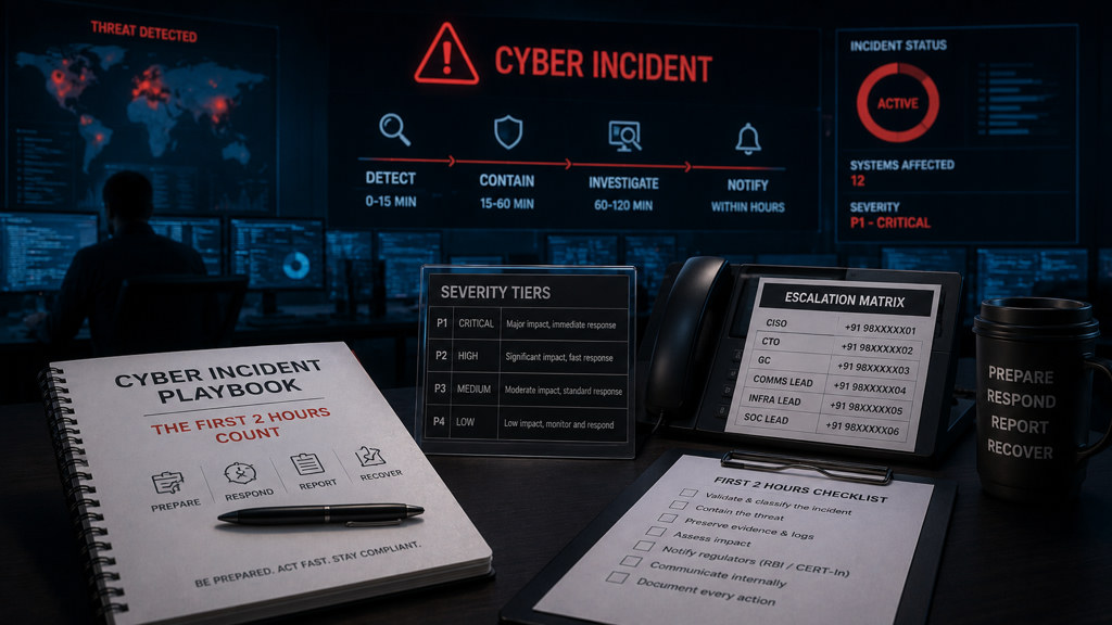 Your first two hours after a cyber incident: a playbook for regulated fintechs